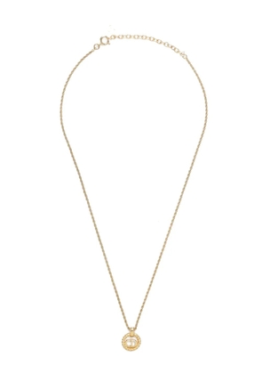 Christian Dior Pre-Owned CD logo necklace - Gold