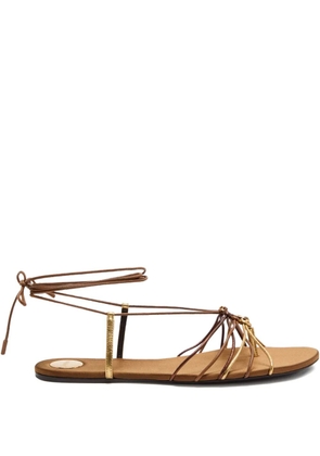 Saint Laurent Bridget sandals - Brown
