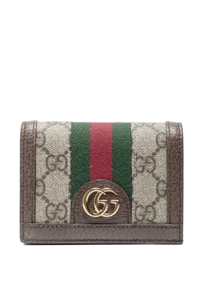 Gucci Pre-Owned 2015-2025 Ophidia stripe wallet - Neutrals