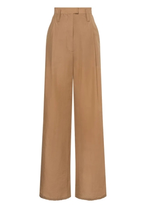 Philosophy Di Lorenzo Serafini high-waist wide-leg trousers - Brown