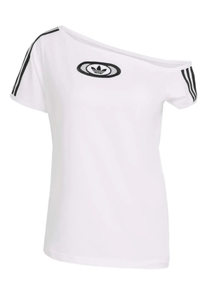 adidas Campus 2000 3-stripe oval-detail T-shirt - White