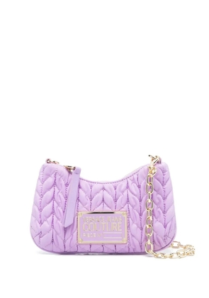 Versace Jeans Couture matelassé mini bag - Purple