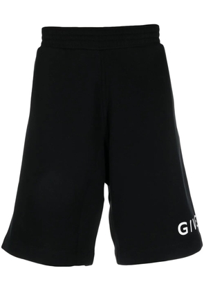 Givenchy logo-print track shorts - Black