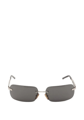 Fendi Pre-Owned 2000s rimless rectangle-frame sunglasses - Grey