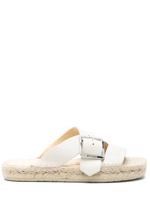 LOEWE leather sandals - Neutrals