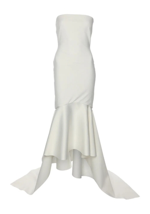 Solace London Kerama strapless maxi dress - Neutrals