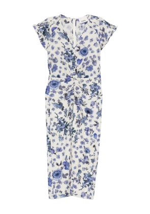 ISABEL MARANT Terenae printed midi dress - White