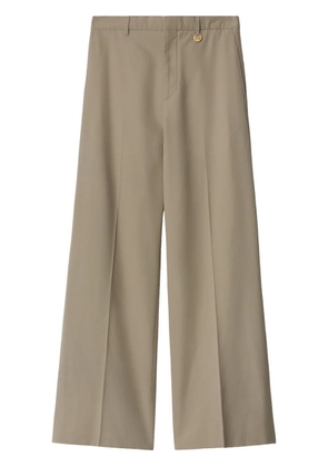 Burberry silk tailored trousers - Neutrals