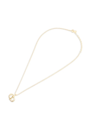 Christian Dior Pre-Owned 1990-2000s logo necklace - Gold