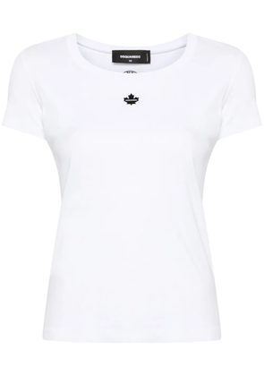 DSQUARED2 appliqué-logo cotton T-shirt - White