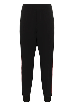 Alexander McQueen logo-tape track pants - Black