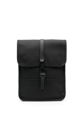 Rains lobster-fastening flap backpack - Black