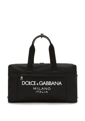 Dolce & Gabbana logo-print holdall - Black