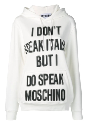 Moschino Pixel Capsule hoodie - White