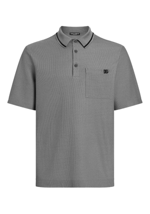 Dolce & Gabbana cotton polo shirt - Grey