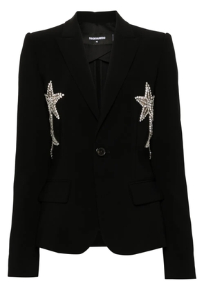 DSQUARED2 gem-stars single-breasted blazer - Black