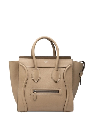 Celine Pre-Owned 2015 Mini Calfskin Luggage tote bag - Brown