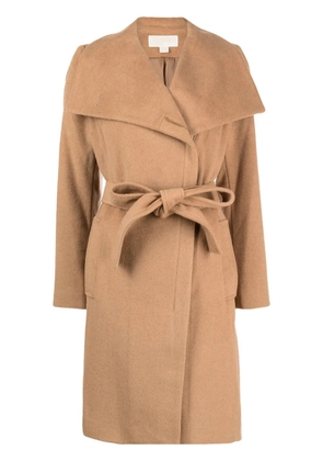 Michael Michael Kors belted double-breasted coat - Brown