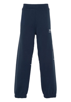 Givenchy logo-print cotton track pants - Blue