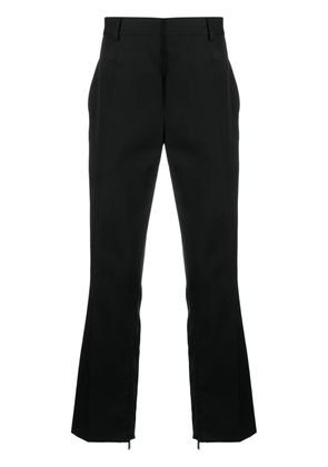 Off-White straight-leg wool trousers - Black