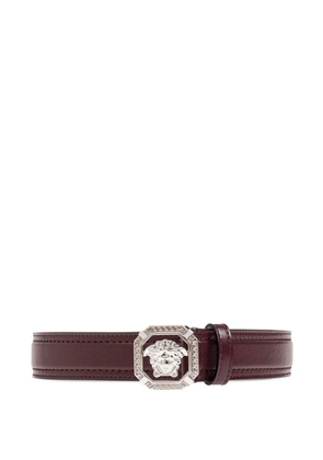 Versace leather belt - Red