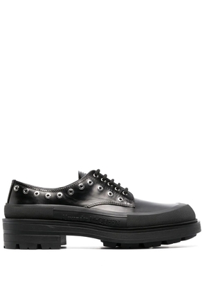 Alexander McQueen chunky-sole Derby shoes - Black
