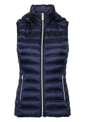 Michael Michael Kors detachable-hood down gilet - Blue