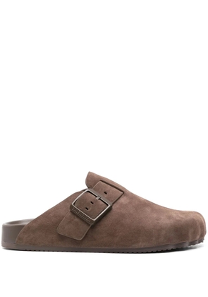 Balenciaga Sunday suede mules - Brown