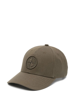 Stone Island Compass-motif cap - Green