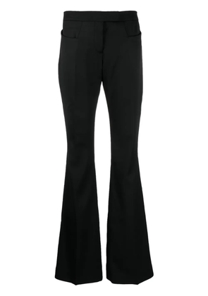 TOM FORD high-waist wool flared trousers - Black