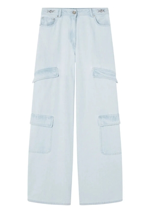 Versace wide-leg cargo jeans - Blue