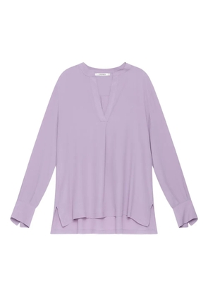 MALIPARMI v-neck long-sleeve top - Purple