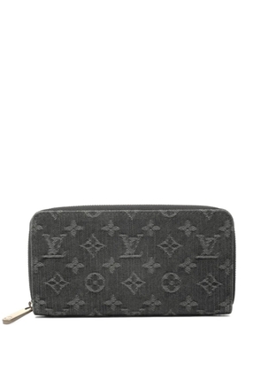 Louis Vuitton Pre-Owned 2008 Monogram Denim Zippy wallet - Grey