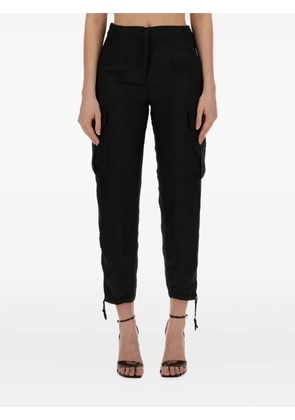 ASPESI drawstring cargo trousers - Black