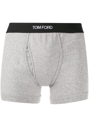 TOM FORD logo waist boxers - Grey