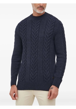 Barbour cable-knit crew-neck sweater - Blue