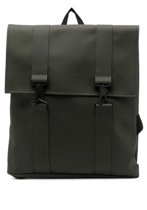 Rains MSN logo-debossed backpack - Green