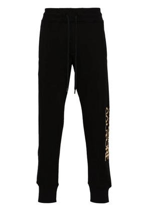 Versace Jeans Couture logo-print cotton track pants - Black
