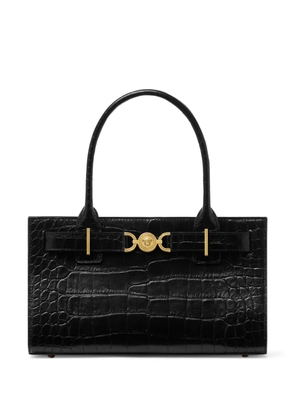 Versace Medusa '95 croc-effect tote bag - Black