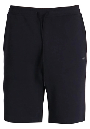 BOSS rubberised-logo track shorts - Blue