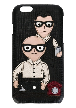 Dolce & Gabbana Designers patch iPhone 6 case - Black