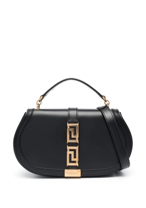 Versace Greca Goddess leather shoulder bag - Black