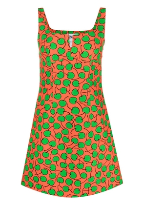 Moschino cherry-print mini dress - Red