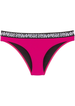 DSQUARED2 logo-trimmed briefs - Purple