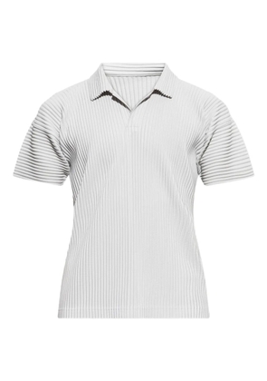 Homme Plissé Issey Miyake plissé-effect polo shirt - Grey