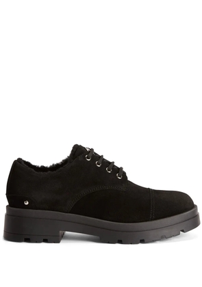 Giuseppe Zanotti Lapley suede lace-up shoes - Black