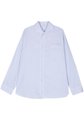Wales Bonner Market stripe-detail shirt - Blue