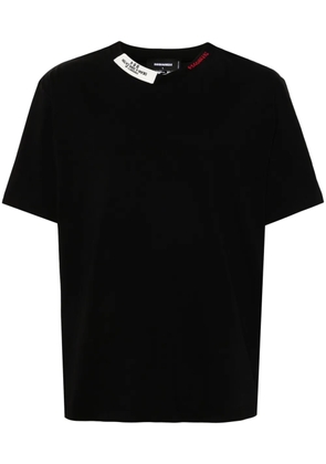 DSQUARED2 logo-embroidered T-shirt - Black