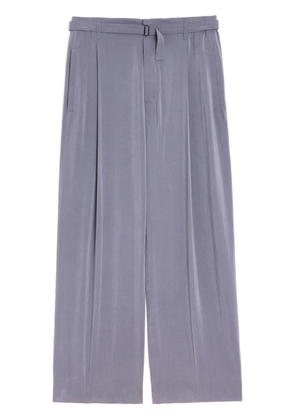 LEMAIRE silk belted pants - Grey