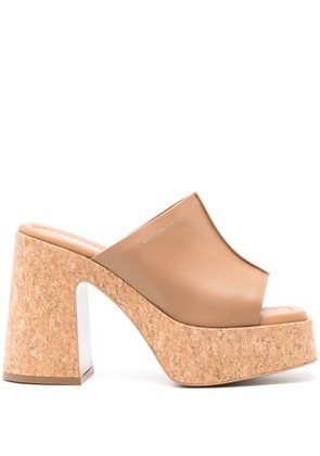 Stella McCartney 110mm Skyla sandals - Neutrals